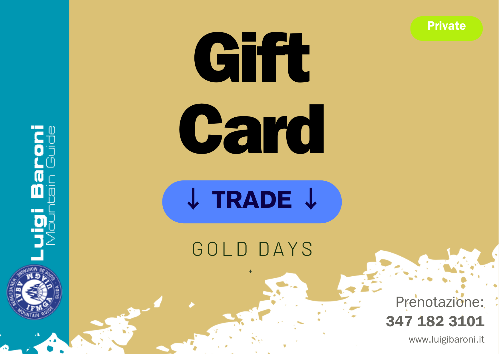 gift card gold cervino