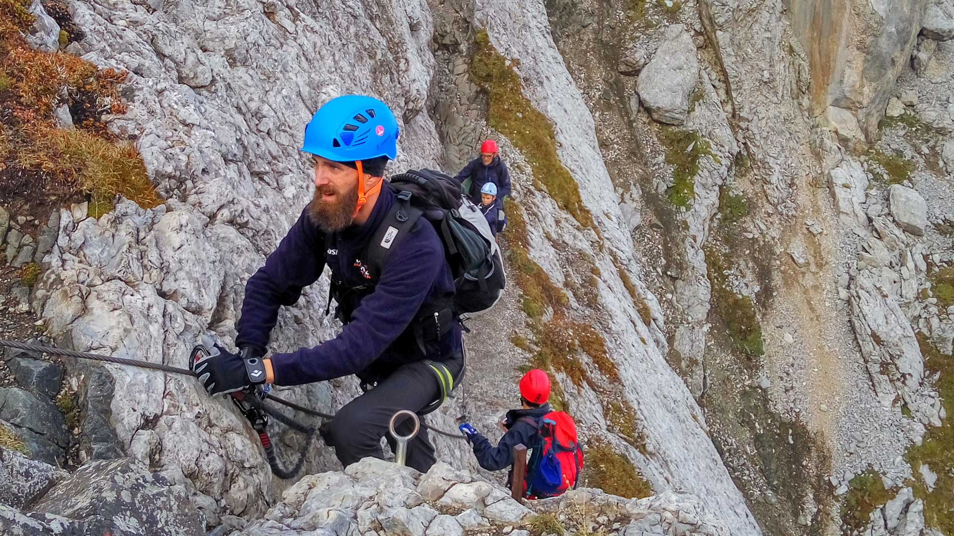 via ferrata bepi zac al passo san pellegrino